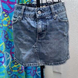 Gap 1969 Limited Edition Destruction Denim Mini Skirt